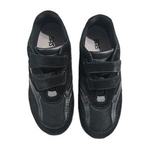 SAS JV Mesh‎ - EZ Strap Sneaker Black Comfort Shoes Mens's 12W Made In USA